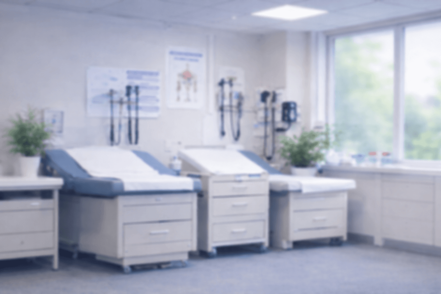 Medical exam room for CDL physicals