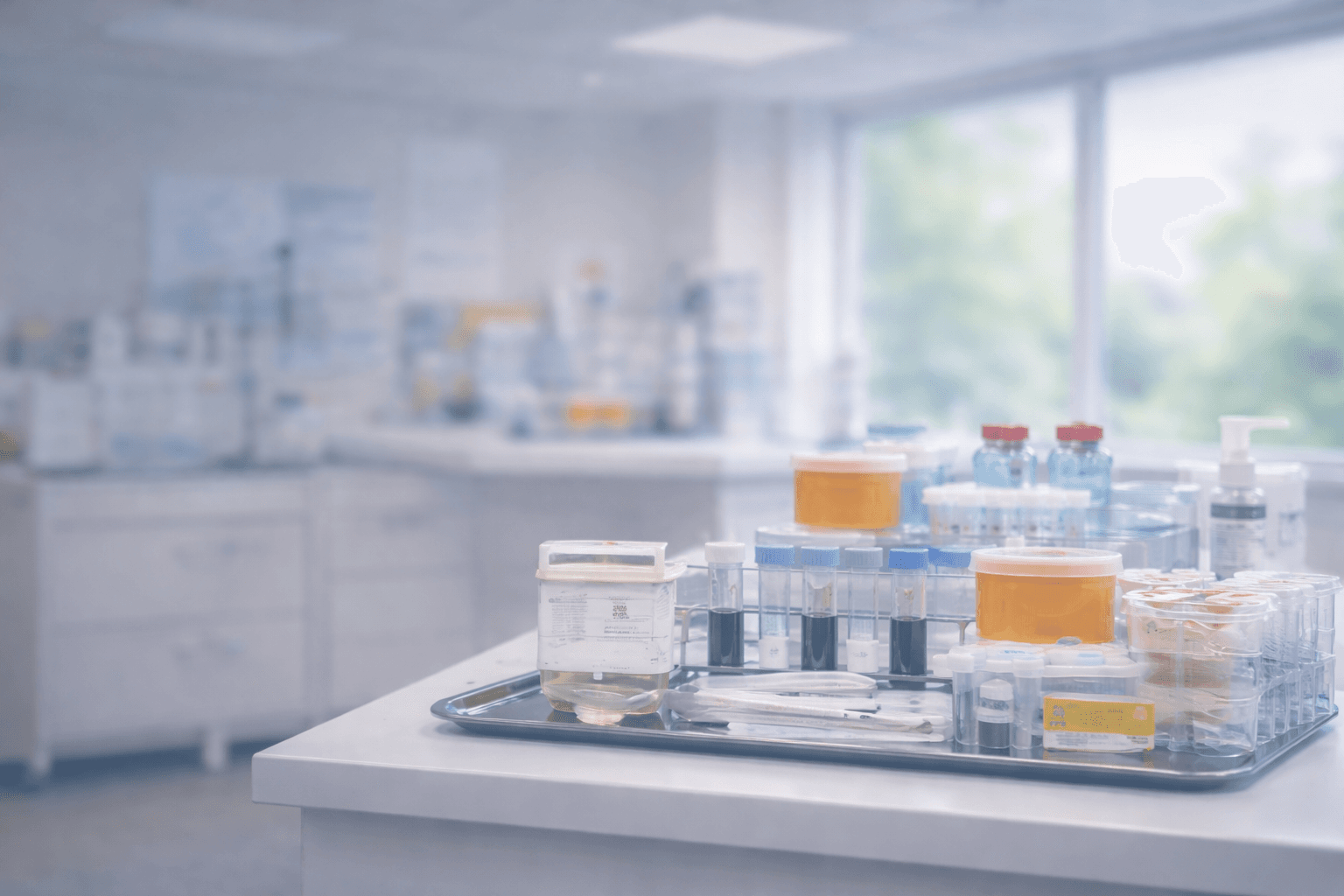 Drug testing lab equipment